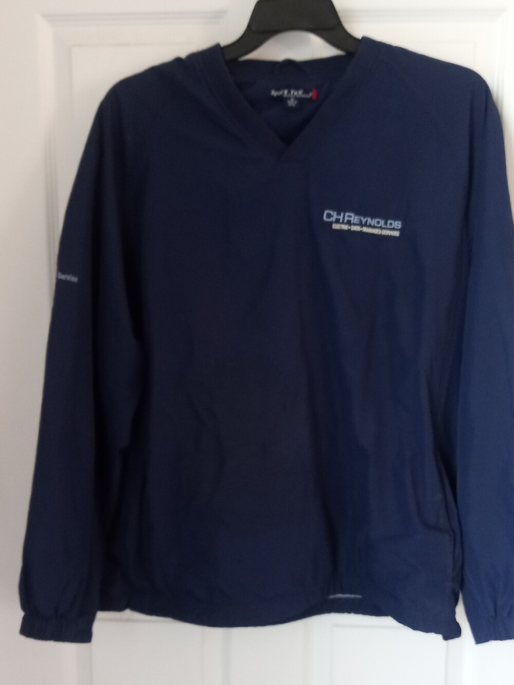 Men's Navy Long-Sleeve Pullover Shirt